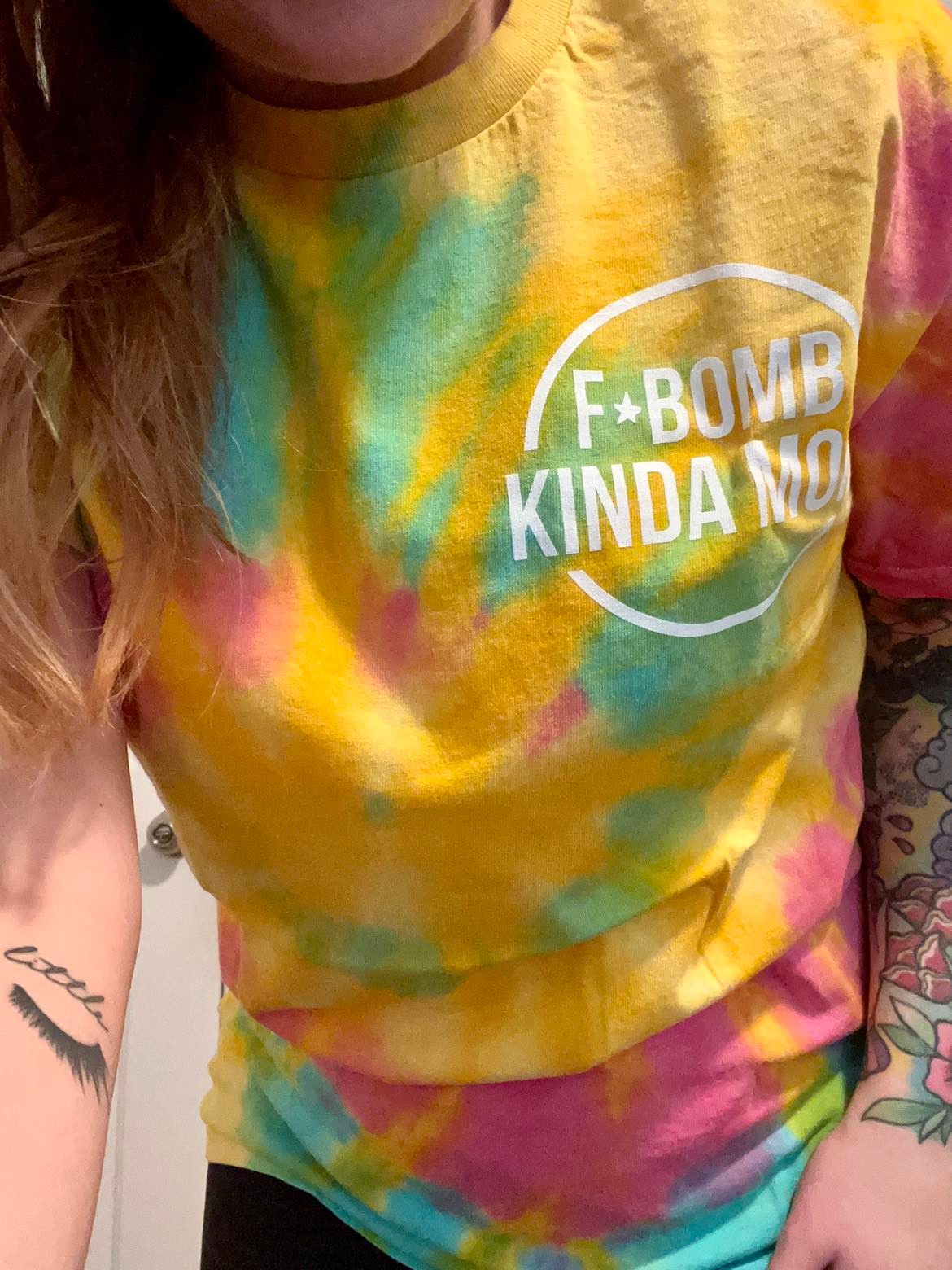 F-Bomb Mom Tie Dye Tee