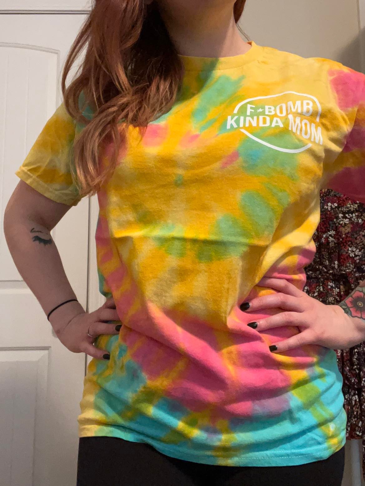 F-Bomb Mom Tie Dye Tee