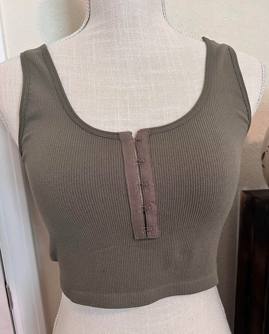 Hook It Up Ribbed Bralette/Crop