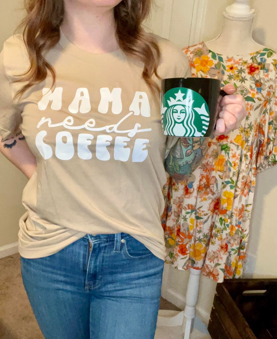 Mama Needs Coffee Graphic Tee